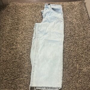 KanCan Kids Light Blue Frayed Hem Jeans